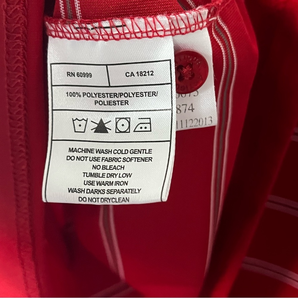 Antigua Kansas City Chiefs NFL Polo Shirt Red L Performance Athleisure Football - Picture 6 of 9
